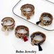 thumbnail image 3 of Stackable Stretch Bracelets for Women Tree of Life Bead Bracelet Boho Style Adjustable Multi-Color Jewelry, 3 of 5
