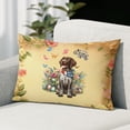 thumbnail image 2 of German Shorthaired Pointer Celebrates Spring and Enjoys a Happy Easter Pillowcase Double Sided GSP Lover Dog Gift Pillow Case Covers - 02001, 2 of 3