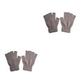 thumbnail image 2 of Jumpingount 1 par de guantes sin dedos, estilo sencillo, tejido artesanal, accesorio de ropa para hombres y mujeres, calentador de manos de punto Type8 NO8, 2 of 6