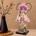 thumbnail image 6 of TISHITA Chinese Doll Statue, Opera Sculpture, Realistic Crafts, Desktop Ornament, Traditional Figurine for Table, Fireplace, Bookshelf, 6 of 8