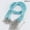 blue, variant on High Quality Faux Leather Necklace Lobster Clasp Rope Cord String For Pendant +-red-1.5mm
