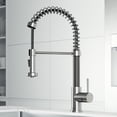 thumbnail image 3 of VIGO Edison Single Handle Pull-Down Sprayer Kitchen Faucet in Stainless Steel, 3 of 17