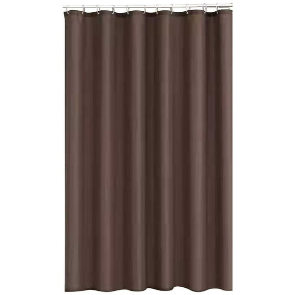 Shower Curtain | Solid Color Thickened Polyester Fabric | Waterproof Bathroom & Door Curtain with Metal Grommets