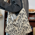 thumbnail image 2 of L.YY Vintage Patterned Hobo Bag - Retro Style Large Capacity Shoulder Bag for Daily Use, 2 of 5