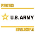 thumbnail image 3 of CafePress - Proud Army Grandpa Black And Gold Baseball Jersey - Cotton Baseball Jersey, 3/4 Raglan Sleeve Shirt, 3 of 4