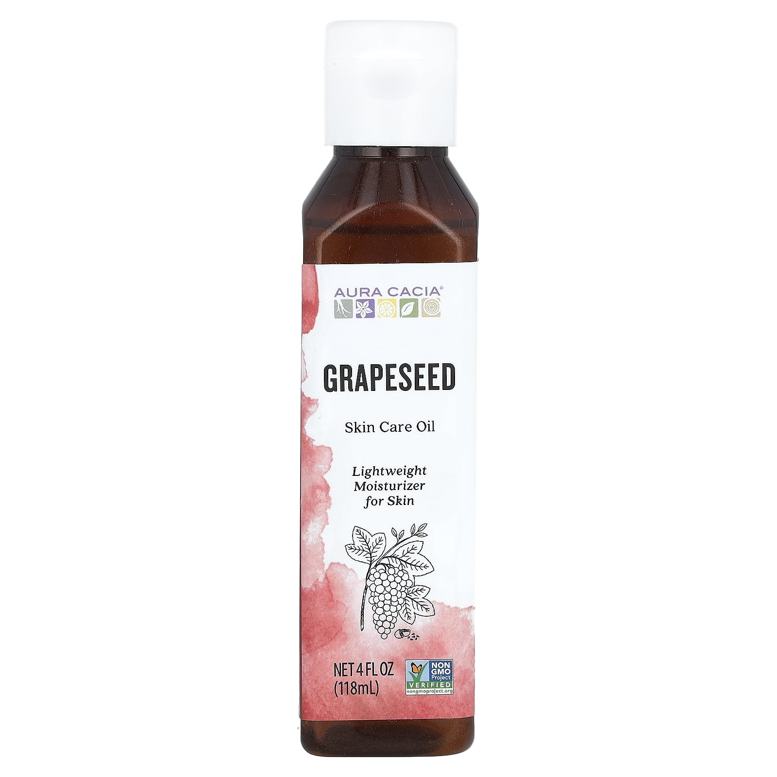 Aura Cacia Skin Care Oil Grapeseed 4 Fl Oz