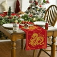 thumbnail image 4 of Drapeau de Table de l'Année Décoration de Table du Nouvel An Nappe de Table Ambiance Festive Arrangement Nappe de Hall, 4 of 8