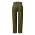 thumbnail image 5 of Tiweut Women Sweatpants Corduroy Straight Leg Elastic Waist Long Solid Color Regular Trousers, 5 of 6