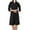 Black, variant on Lixiuxyad Lightweight Couples Robes For Three Quarter Sleeve Absorbent Bathrobes For Everyday Comfort Womens Nightwear XXXL