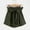 Green, variant on Sngxgn Womens Shorts Cotton High Elastic Waist Pleated Ruffle Shorts Beach Flowy Casual Shorts(Black,XL)