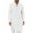 White, variant on RongHuan Mens Kaftan Robe Stand Collar Linen Thobe Casual Long Sleeve Muslim Gown Soild Color Sleepshirt