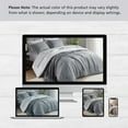 thumbnail image 5 of Mainstays 8-Piece Bed in a Bag Comforter Set with Sheets and Blanket, Grey, King, 5 of 14