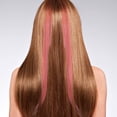 thumbnail image 4 of FESTFENDS 10Ud Extensiones De Para Mujer De Color Rosa Para Peinados DIY En Ocasiones Especiales, 4 of 8