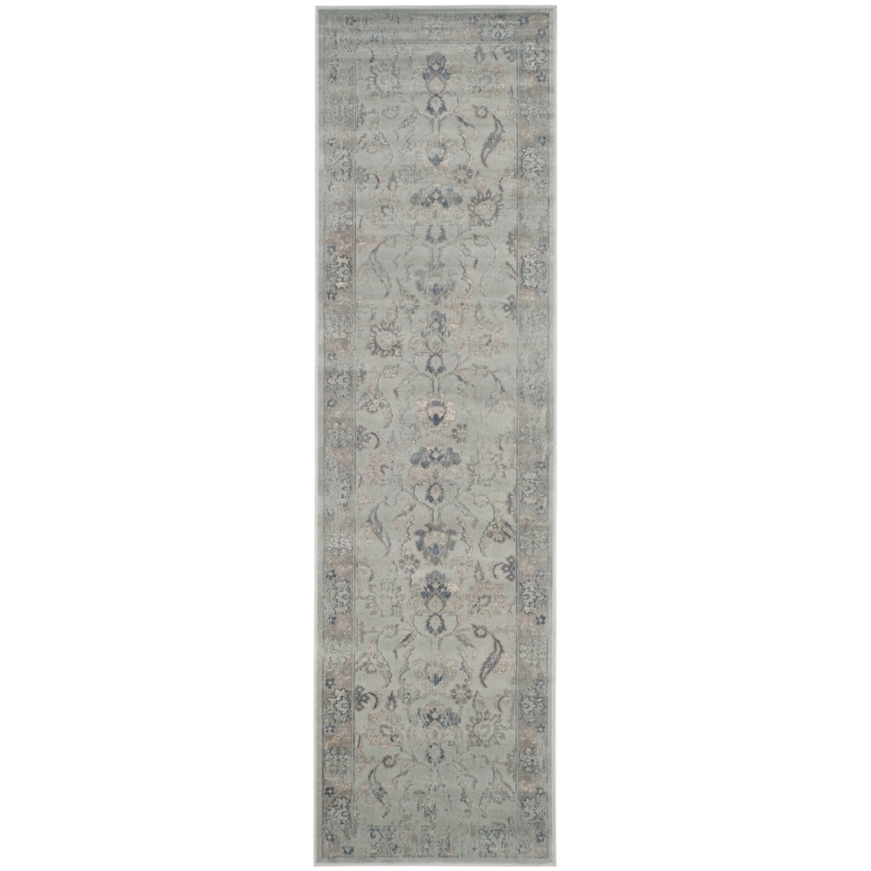 SAFAVIEH Vintage Bayon Traditional Area Rug, Light Blue, 9' x 12'