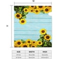 thumbnail image 5 of Sunflowers Waterproof Mail Cover Magnetic Mailbox Wraps Post Letter Box Cover for Garden Home Decor 21x18 in, 5 of 6