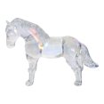 thumbnail image 2 of Crystal Zodiac Horse Figurine, Decorative Animal Ornament for Home and Office, Cartoon Style Miniature Sculpture Symbolizing Prosperity and Luck for, 2 of 5