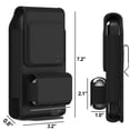 thumbnail image 5 of CoverON Holster with EarBuds Holder for Samsung Galaxy A07 A17 A16 A06 A05 A05s A90 A80 A73 A72 A42 A32 A23 A22 A21 A21S A14 A13 A12 Phone Case Belt Clip Buds Leather Pouch (Fit Otterbox/Any Case), 5 of 7