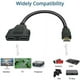 thumbnail image 2 of Cable adaptador divisor Hdmi divisor HDMI 1 entrada 2 salida conector macho HDMI, 2 of 5