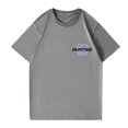 thumbnail image 4 of Pop cazadora para niña Demon Hunters Graphic Round-Neck Short Sleeve T Shirt For Kids Youth Fashion Tee With Cartoon Print Design Soft Blend Top For Children （Light Gray）, 4 of 4