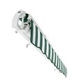 thumbnail image 6 of Awntech 20 Ft Maui Manual Heavy Duty Patio Retractable Awning (240in x 9.25in x 120in), Forest/White Stripe, 6 of 9
