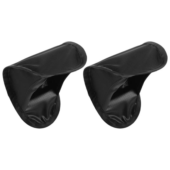 Tineasur Durable Car Phone Sunshade, Black Plated Silver-Coated Fabric for Glare Reduction 2Pcs