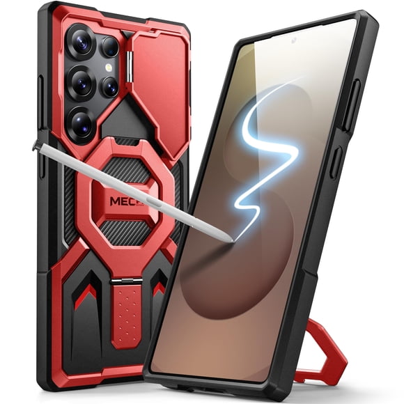 Funda magnética TONGATE para Samsung Galaxy S25 Ultra Red