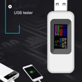 thumbnail image 4 of Kenally Probador de USB ABS, Mini pantalla LCD Digital portátil, electrónica multifuncional, medidor de temperatura de corriente de voltaje Medidores de medidas dimensionales Negro, 4 of 6
