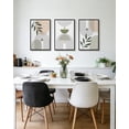 thumbnail image 3 of SHENIFY Large 24x36in3pcs Black Framed Green Botanical Boho Wall Art Modern Bohemian Sage Wall Decor Geometry Prints Ready to Hang, 3 of 8
