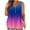 Fall Clothes Hot Pink, variant on Womens Plus Size Tunic Tops, Sleeveless Shirts for Women Summer Fashion Ombre Tie Dye Pleated Button Up Crewneck Oversized Tank Tops