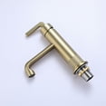 thumbnail image 5 of Single Hole Bathroom Sink Faucet, Deck Mounted Solid Brass Basin Faucet, 5 of 8