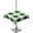 White Dark Green, variant on Lsrtoss Outdoor Tablecloth with Umbrella Hole & Zipper, Black White Plaid Square Tablecloth 54x54 Inch, Spring Farmhouse Buffalo Checkered Patio Table Cover Waterproof Table Cloth for Picnic/Party