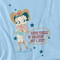 thumbnail image 2 of Betty Boop T-Shirt Hot And Spicy Cowgirl Unisex Graphic Tee For Men & Women, 2 of 7