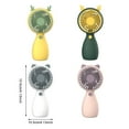 Jrocdr Tiny Fan Wall Mount Fan Small Personal Fan Paper Fans Handheld