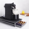 thumbnail image 3 of Large Capacity Coffee Capsule Holder Iron Coffee Capsule Storage Rack Non-slip Coffee Capsule Storage Drawer and Coffee Machine Stand for Home Kitchen Office, 3 of 9