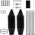 thumbnail image 6 of 2pcs Inner Tie Rod Boot Kit Waterproof Silicone Steering Rack Boot Tool, 6 of 6