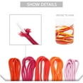 thumbnail image 5 of 30 Pairs Shoe Laces Bulk Cotton Assorted Colored Shoelaces Multipack Shoe Strings for Sneakers Athletic Sport (48in Length), 5 of 14