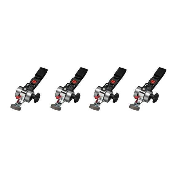 SILVERSERIES PROTEKTOR®-System Wheelchair Restraints | 4 PACK KIT Attachment: w/Loop, Fitting: 40 Degree / Smart Fitting