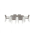 thumbnail image 2 of Pangea Home David 7 Pièces Moderne Cadre en Aluminium Salle à Manger Set in Gray, 2 of 18