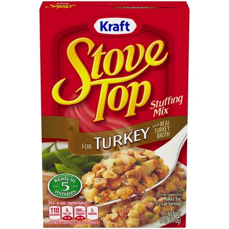 Kraft Stove Top Stuffing Mix for Turkey 6 oz. Box