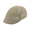 thumbnail image 3 of Boina plana de malla para hombre Caqui oscuro, 3 of 9