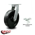 thumbnail image 2 of 10 Inch Extra Heavy Duty Phenolic Wheel Swivel Caster with Swivel Lock SCC, 2 of 2