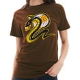 thumbnail image 3 of Big Size Kai the Cobra Graphic Design Lane Seven Ring Spun Jersey Cotton Short Sleeve Premium T-Shirt - Chestnut XL, 3 of 4