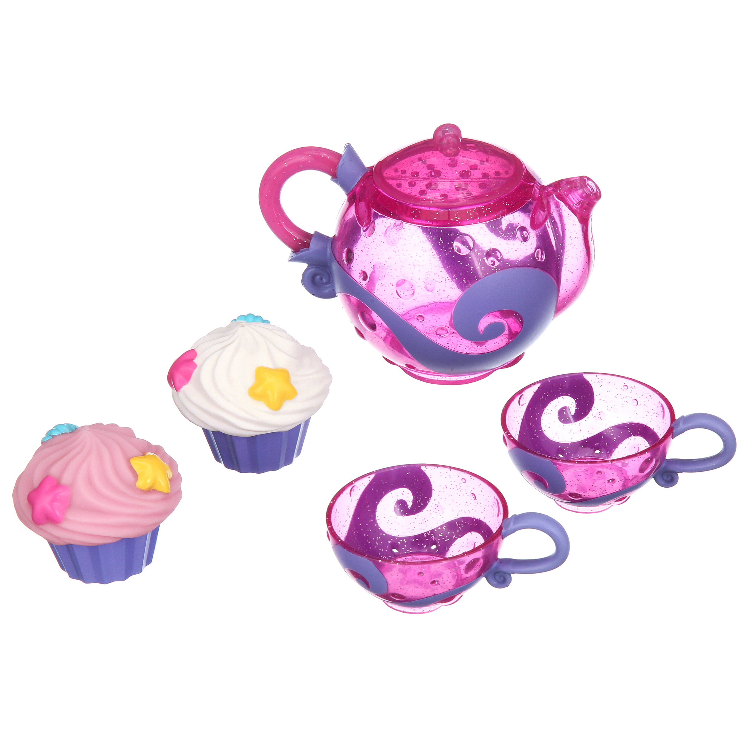 Munchkin® Toddler Bath Tea and Cupcake Set, Pink, 5 Piece Set, Unisex - image 2 of 6