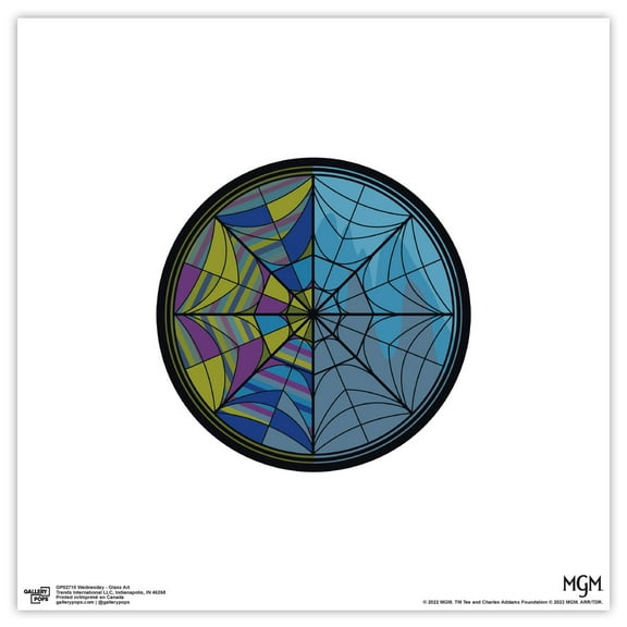 Gallery Pops Wednesday - Glass Art Wall Art, Unframed Version, 12" x 12"