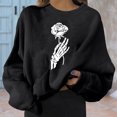 thumbnail image 1 of Puntoco Halloween Moda Mujer O-cuello Manga larga Sólido Impreso Casual top Sudadera Puntoco Puntoco-6013, 1 of 5