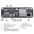 thumbnail image 4 of HP EliteDesk 705G4 SFF Desktop PC, Computadora de Escritorio, AMD Ryzen 3 Pro 2200GE, 16GB RAM, 512GB SSD, WiFi, Bluetooth, Win 11 Pro(Reacondicionado), 4 of 5