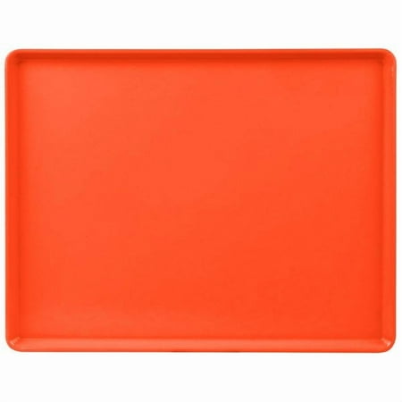 Cambro 1418D220 14" x 18" Citrus Orange Customizable Dietary Tray - 12/Case