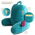 thumbnail image 6 of Nestl Reading Pillow for Kids & Teens, Small Backrest Pillow with Arms, Shredded Memory Foam Bed Rest Pillow, Teal, 6 of 7