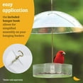 thumbnail image 3 of 1Pc/2Pcs/3Pcs Plastic Bird Feeders Dome Cover, Protective Cover for Hanging Bird Feeders, 10inch, 3 of 3
