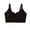 Black, variant on Bras for Women Full Coverage Push Up Bralettes Adjustable Strap Solid Color Bras Wireless Ruffle Bras
